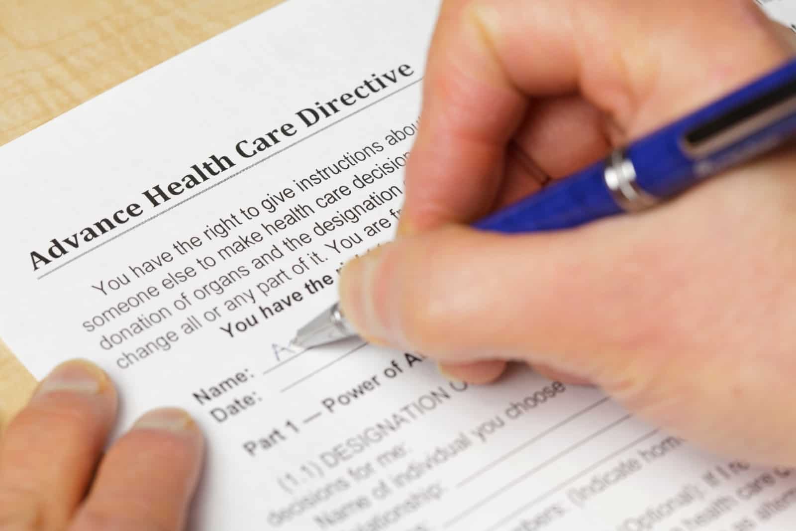 contract - advance medical directives